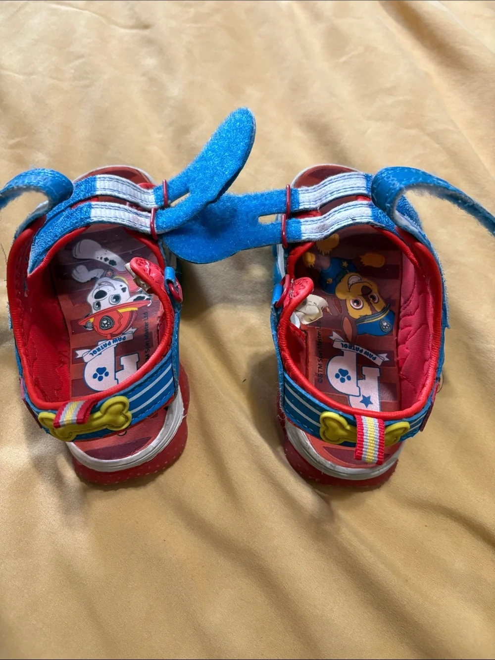 Paw Patrol Blue, Red and Yellow Kids Character Sandals